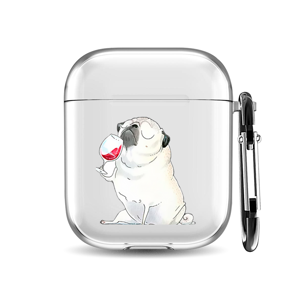 

Силиконовый чехол для наушников Airpods 1/2 "Why not", AIPC-410-9A-1