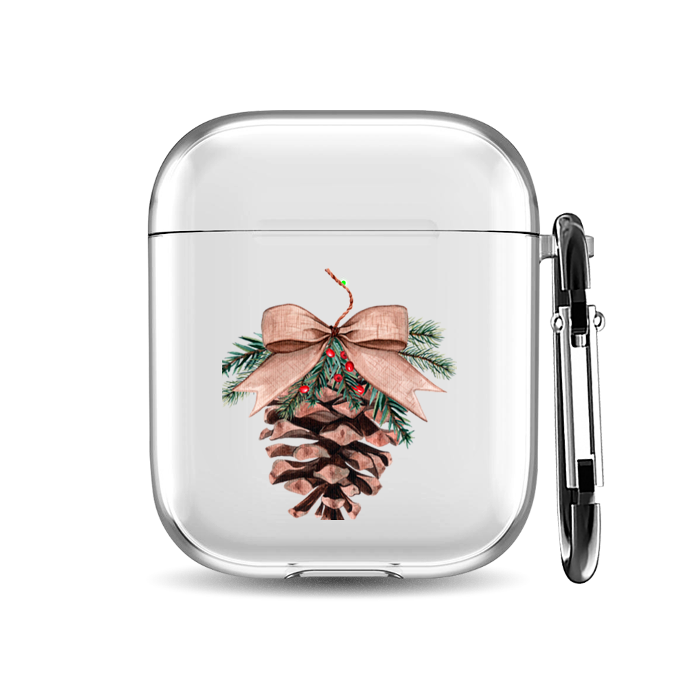 

Силиконовый чехол для наушников Airpods 1/2 "Шишечка", AIPC-410-9A-1