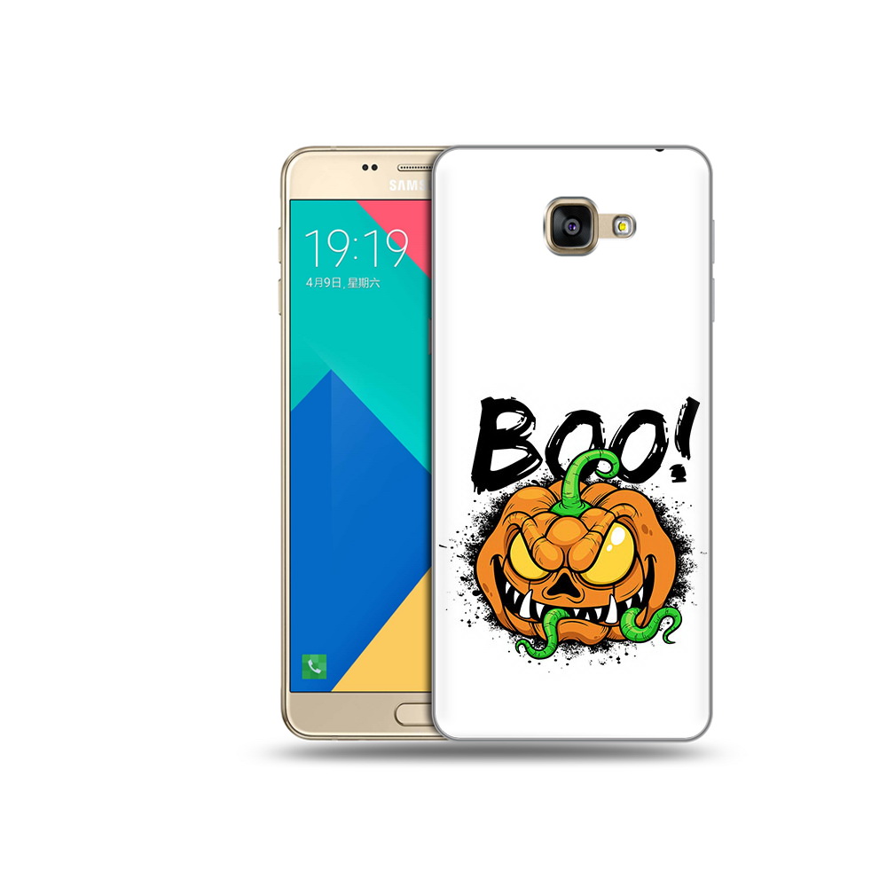 

Чехол MyPads Tocco для Samsung Galaxy A9 Хэллоуин бу (PT25200.562.193), Прозрачный, Tocco