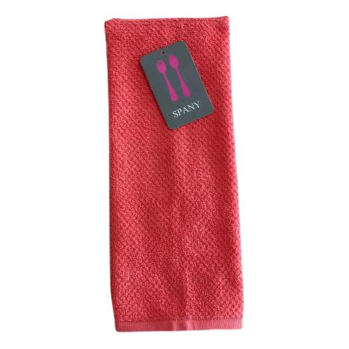 Полотенце Дм Текстиль 30 х 50 см махровое красное 140₽