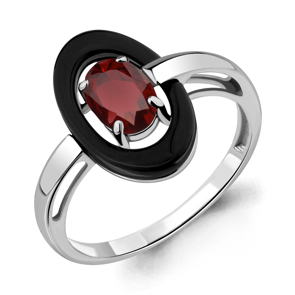 

Кольцо из серебра с гранатом Aquamarine Aquamarine 6911503_925_р р, 6911503_925_р