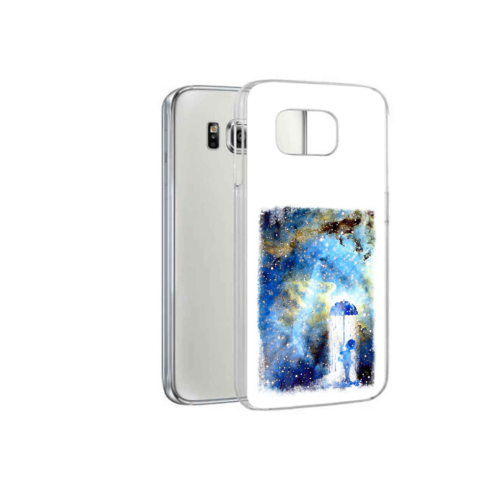 

Чехол MyPads Tocco для Samsung Galaxy S6 мальчик в небе (PT12300.506.455), Прозрачный, Tocco