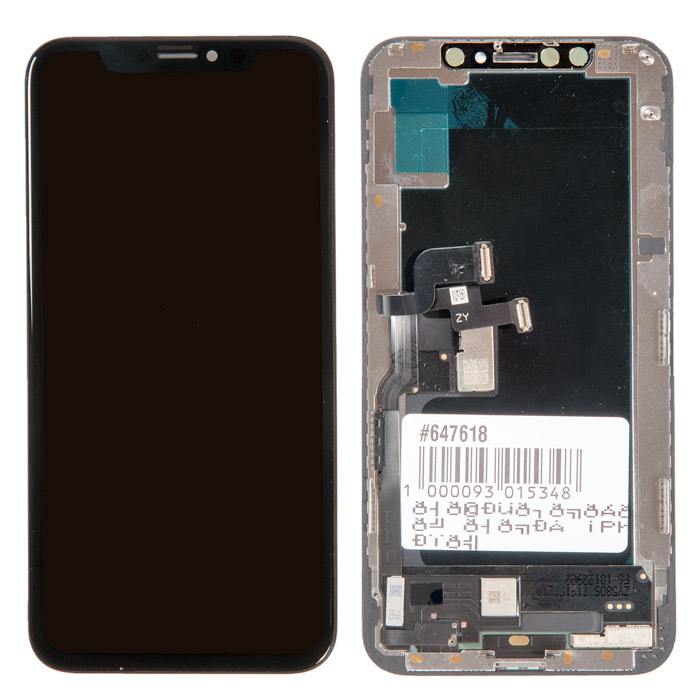 

Дисплей в сборе с тачскрином для Apple iPhone Xs (OLED) AAA, черный