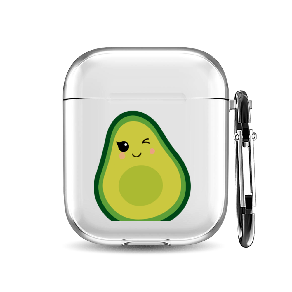 

Силиконовый чехол для наушников Airpods 1/2 "Mr Avocado", AIPC-410-9A-1