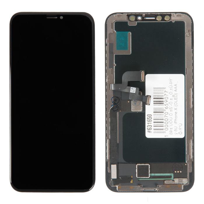 

Дисплей в сборе с тачскрином для Apple iPhone X (OLED) AAA, черный