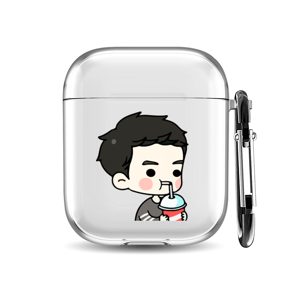 

Силиконовый чехол для наушников Airpods 1/2 "Sweet Song Joong Ki", AIPC-410-9A-1