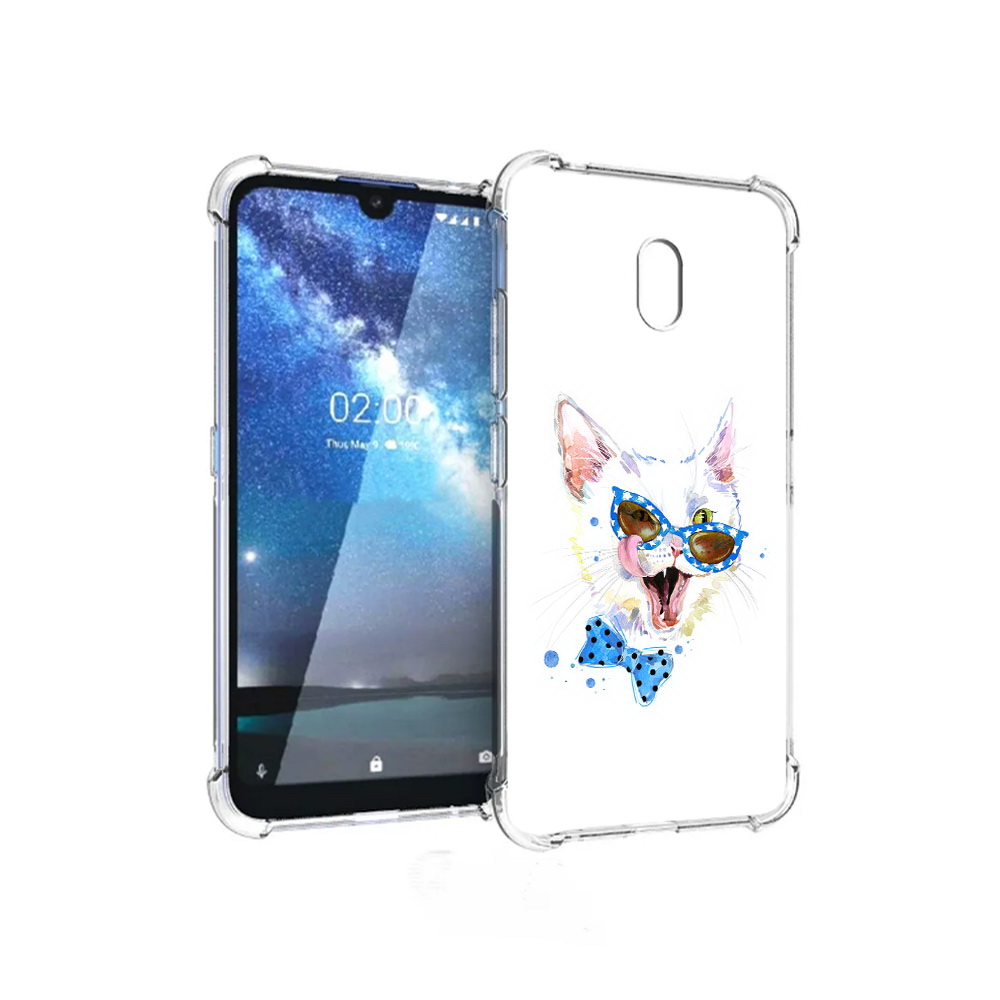 Чехол MyPads Tocco для ZTE Blade L8 белый кот (PT136677.443.229)