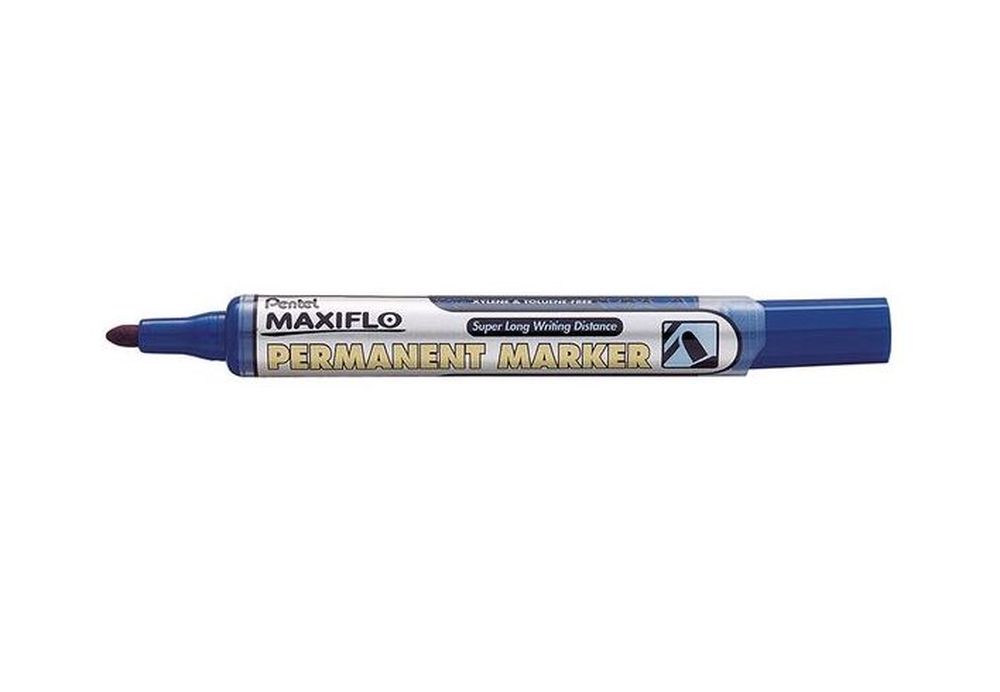 

Маркер перманентный Pentel Maxiflo, 4.5 мм, пулеобразное, цвет синий