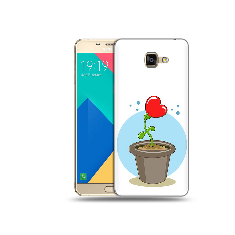 

Чехол MyPads Tocco для Samsung Galaxy A9 Растение любви 14 февраля (PT25200.562.145), Прозрачный, Tocco