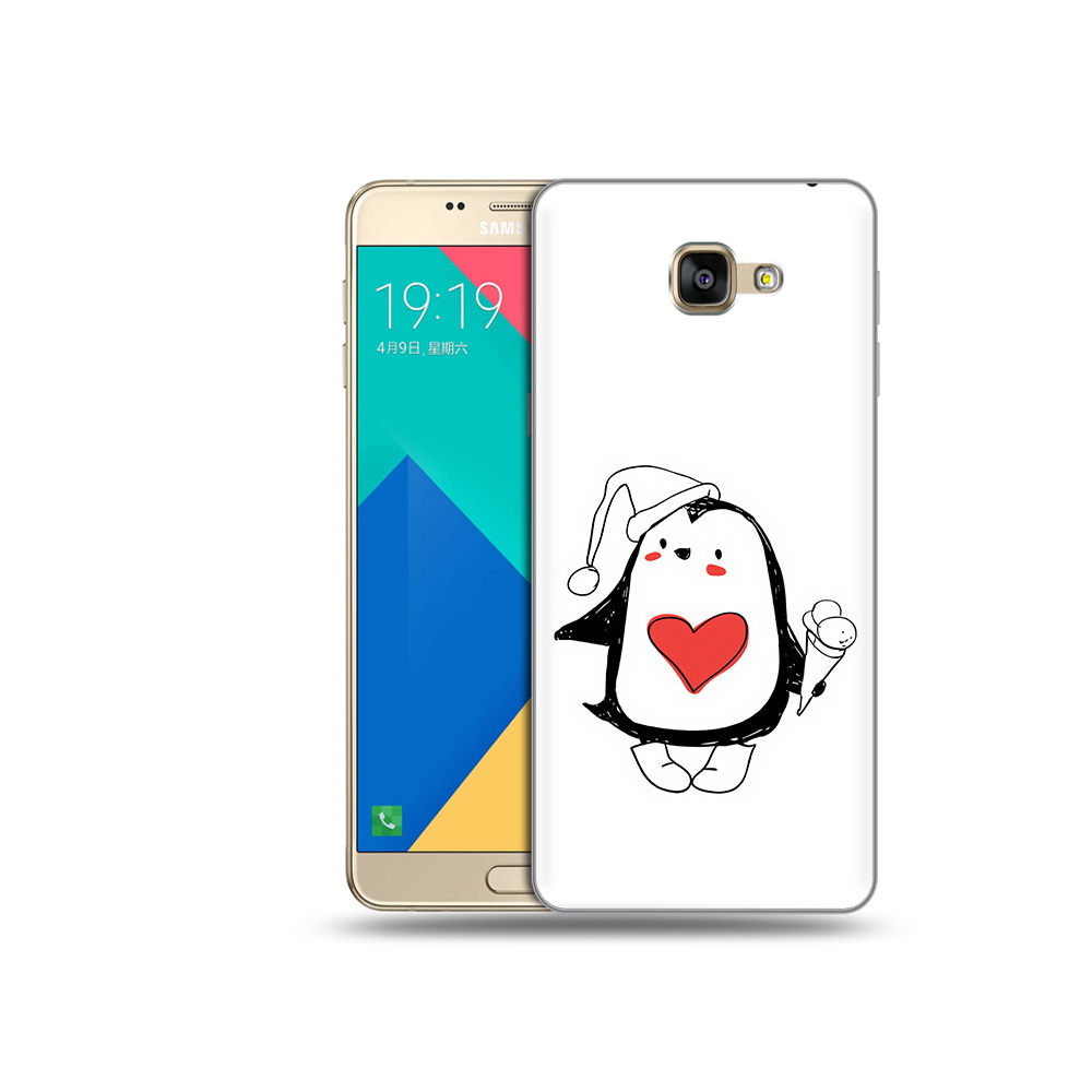 

Чехол MyPads Tocco для Samsung Galaxy A9 Пингвин с мороженым (PT25200.562.135), Прозрачный, Tocco