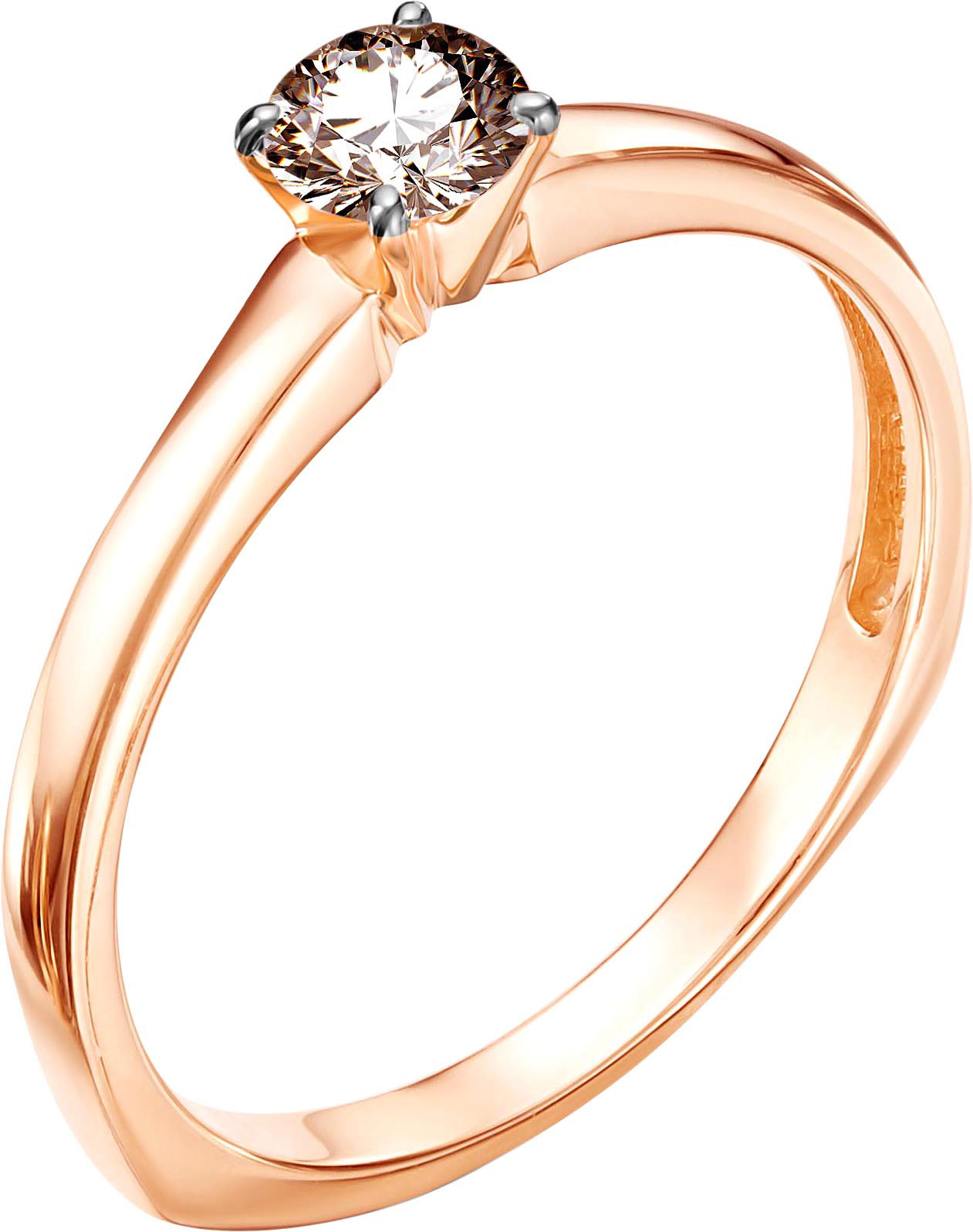 

Кольцо из красного золота с бриллиантом р.18 Vesna jewelry 1051-151-09-00, 1051-151-09-00