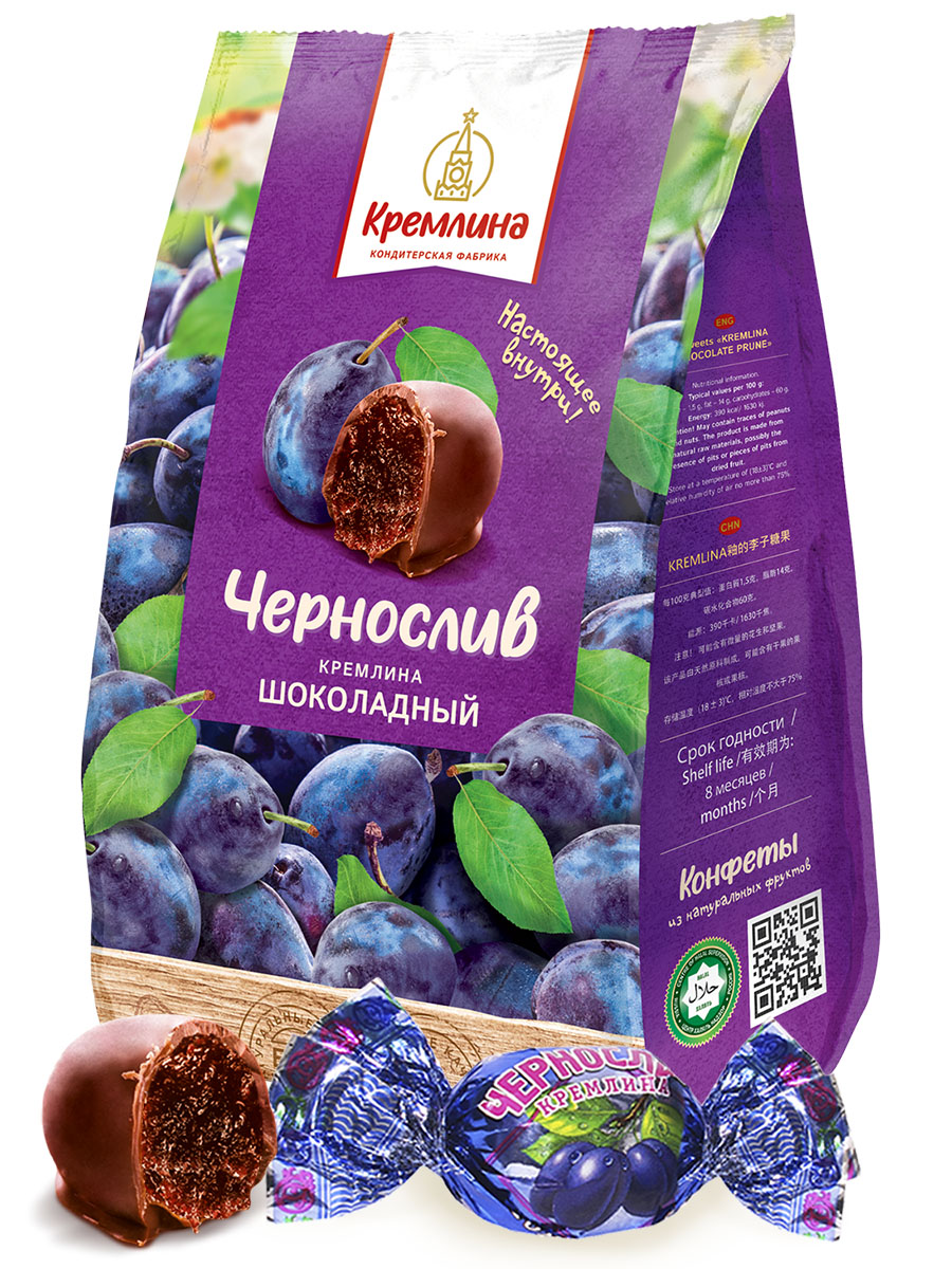 Чернослив Кремлина шоколадный 190 г