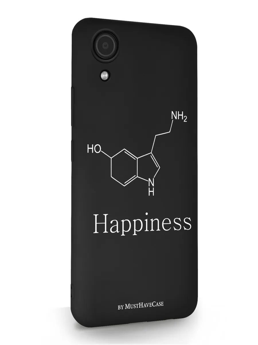 

Чехол MustHaveCase для Samsung Galaxy A03 Core Молекула счастья черный, Черный;белый, Samsung Galaxy A03 Core Молекула счастья