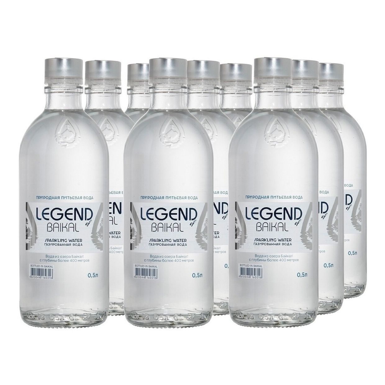 

Вода питьевая Legend of Baikal газированная 500 мл х 8 шт