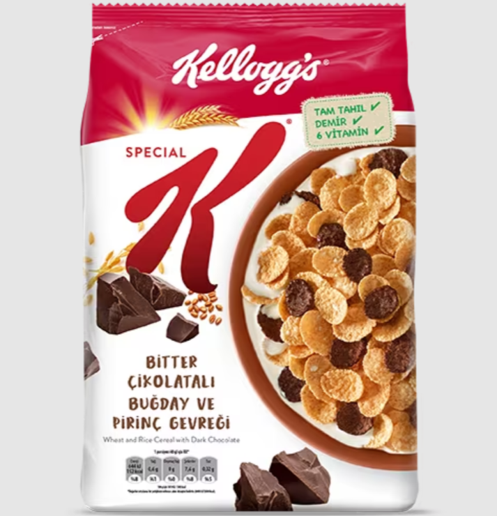 Хлопья Kellogg's Special K пшеничные с темным шоколадом 400 г