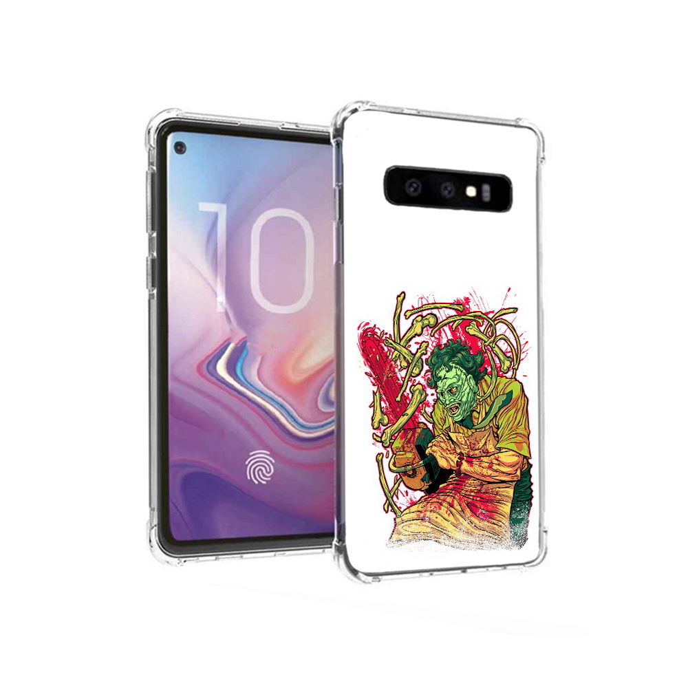 

Чехол MyPads Tocco для Samsung Galaxy S10 яркий мясник (PT125897.498.711), Прозрачный, Tocco