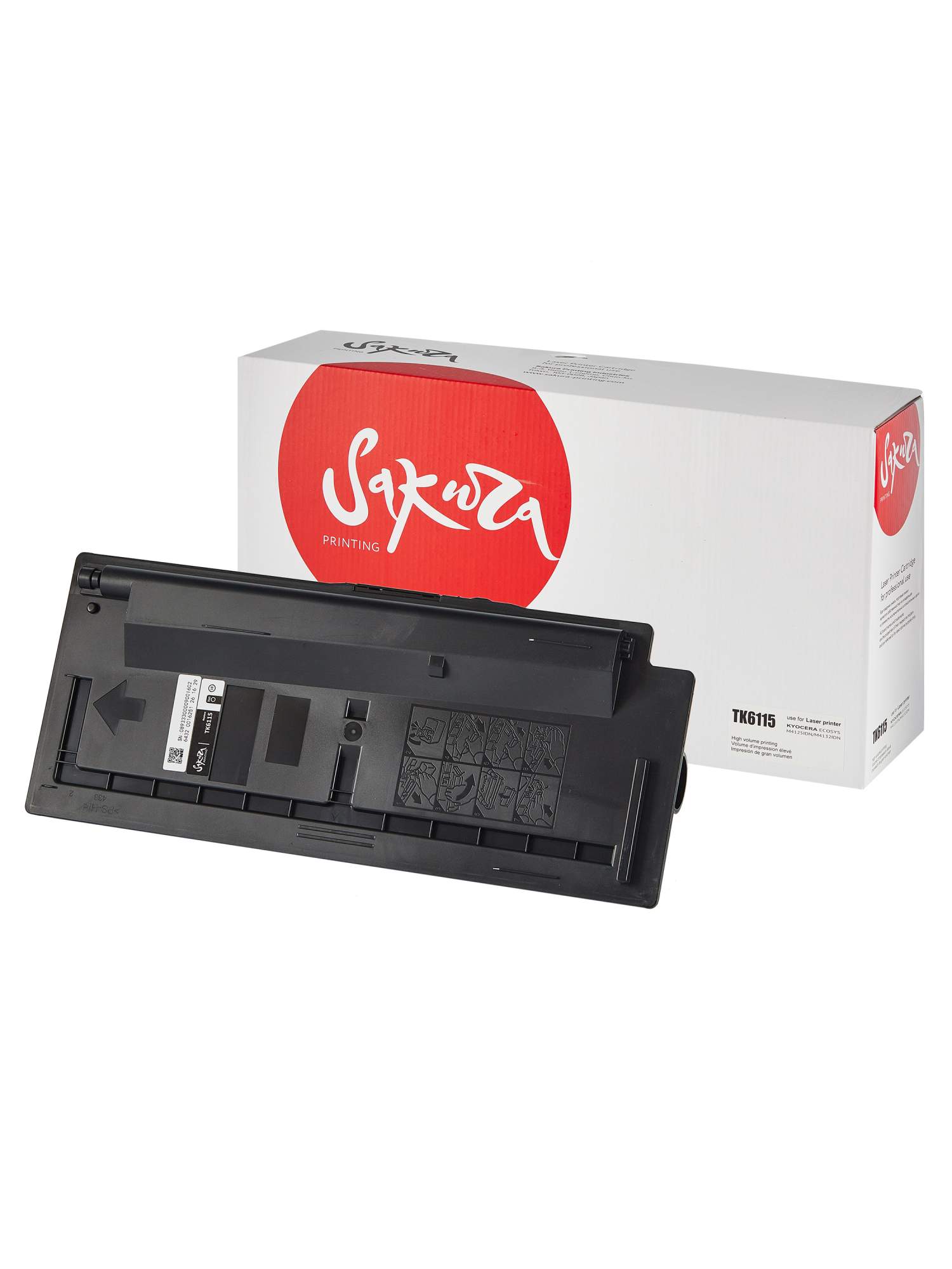 

Картридж для лазерного принтера SAKURA TK6115 SATK6115 Black, совместимый, Черный, TK6115