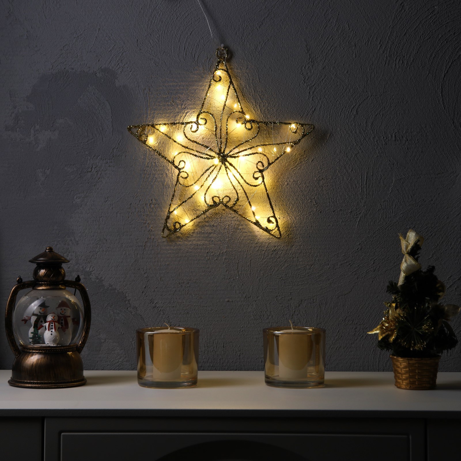 

Световая фигура Luazon Lighting Звезда белый теплый, Звезда
