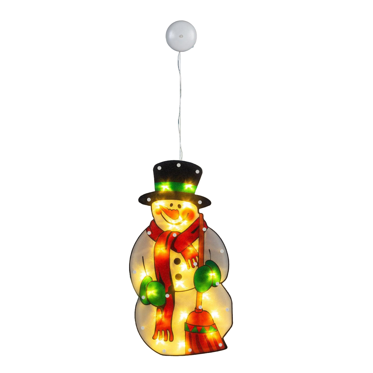 

Световая фигура Luazon Lighting Снеговик белый теплый, Снеговик