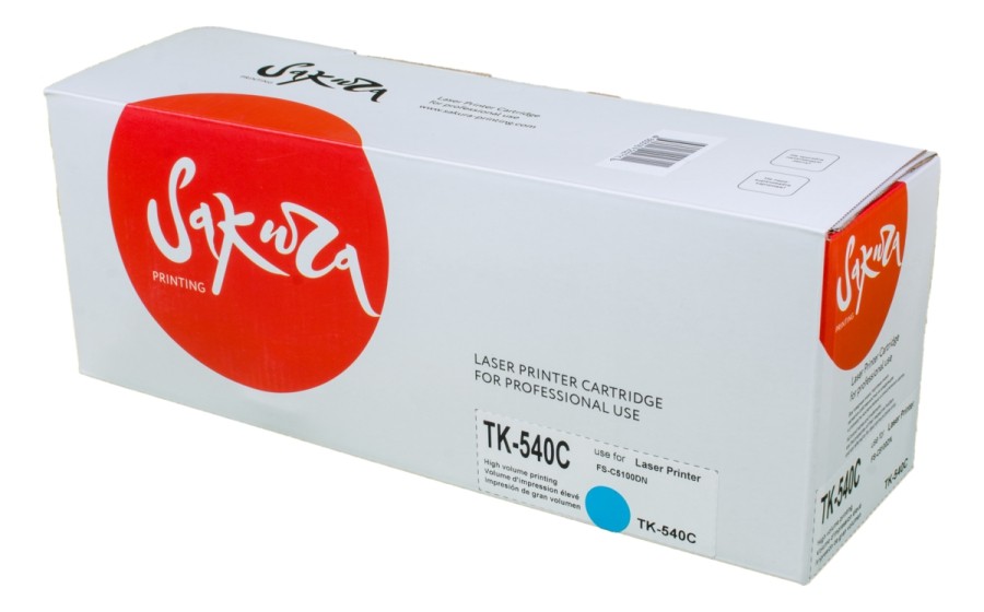 

Картридж для лазерного принтера SAKURA TK540C (SATK540C) синий, совместимый, TK540C