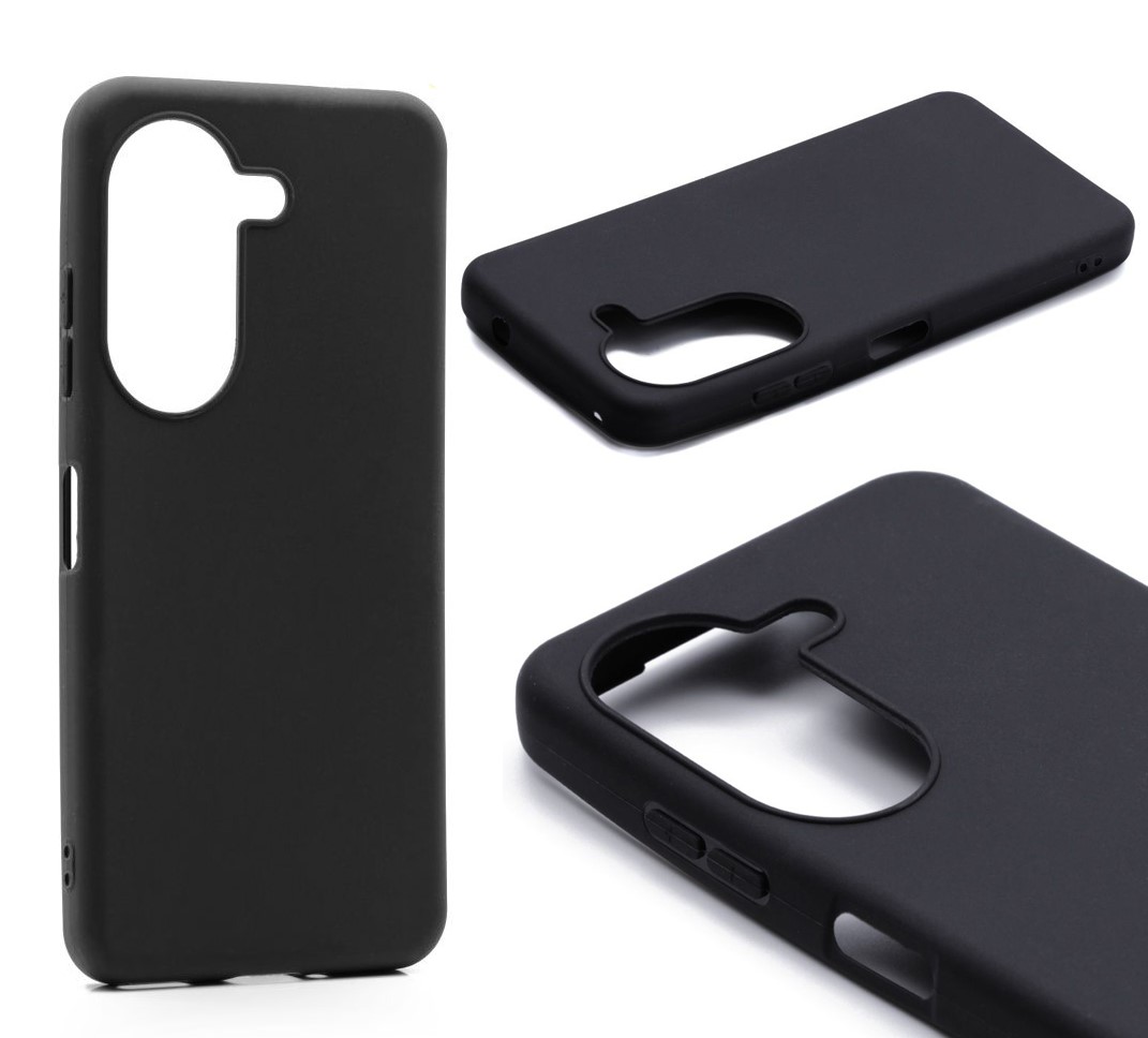 Силиконовый чехол TPU Case матовый для ASUS Zenfone 9 черный