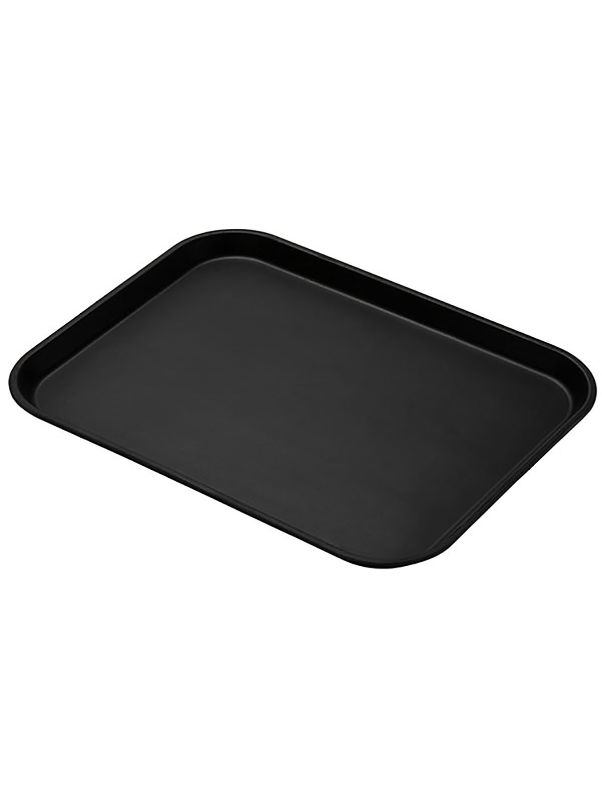 Поднос прорезиненный прямоугольный Cambro Camtread стеклопластик 45,7x35,5 см черный