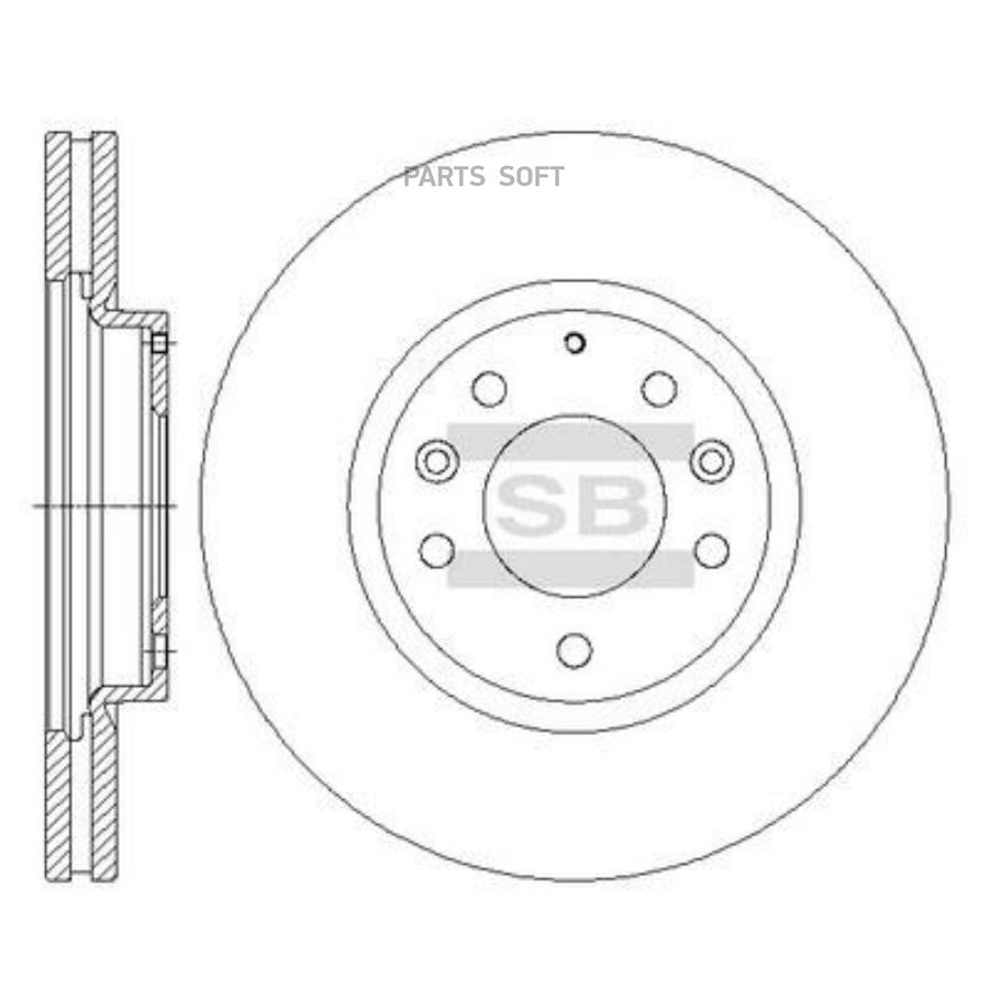 

Диск Тормозной Sd4414 (L2063325x) Sangsin brake арт. SD4414