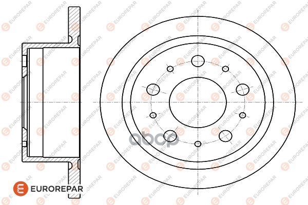 

Диск Тормозной 1618865380 Nsii0018830736 EUROREPAR арт. 1618865380