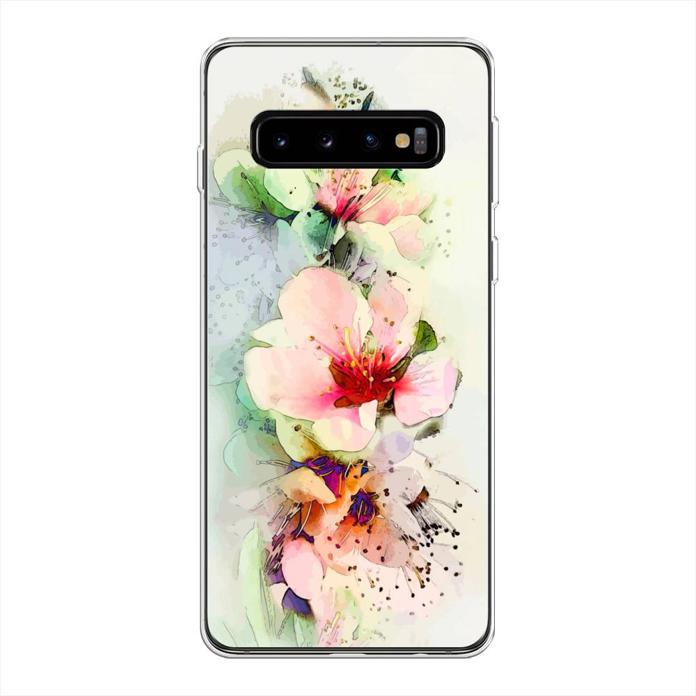 фото Чехол на samsung galaxy s10 plus "нежные цветы" case place