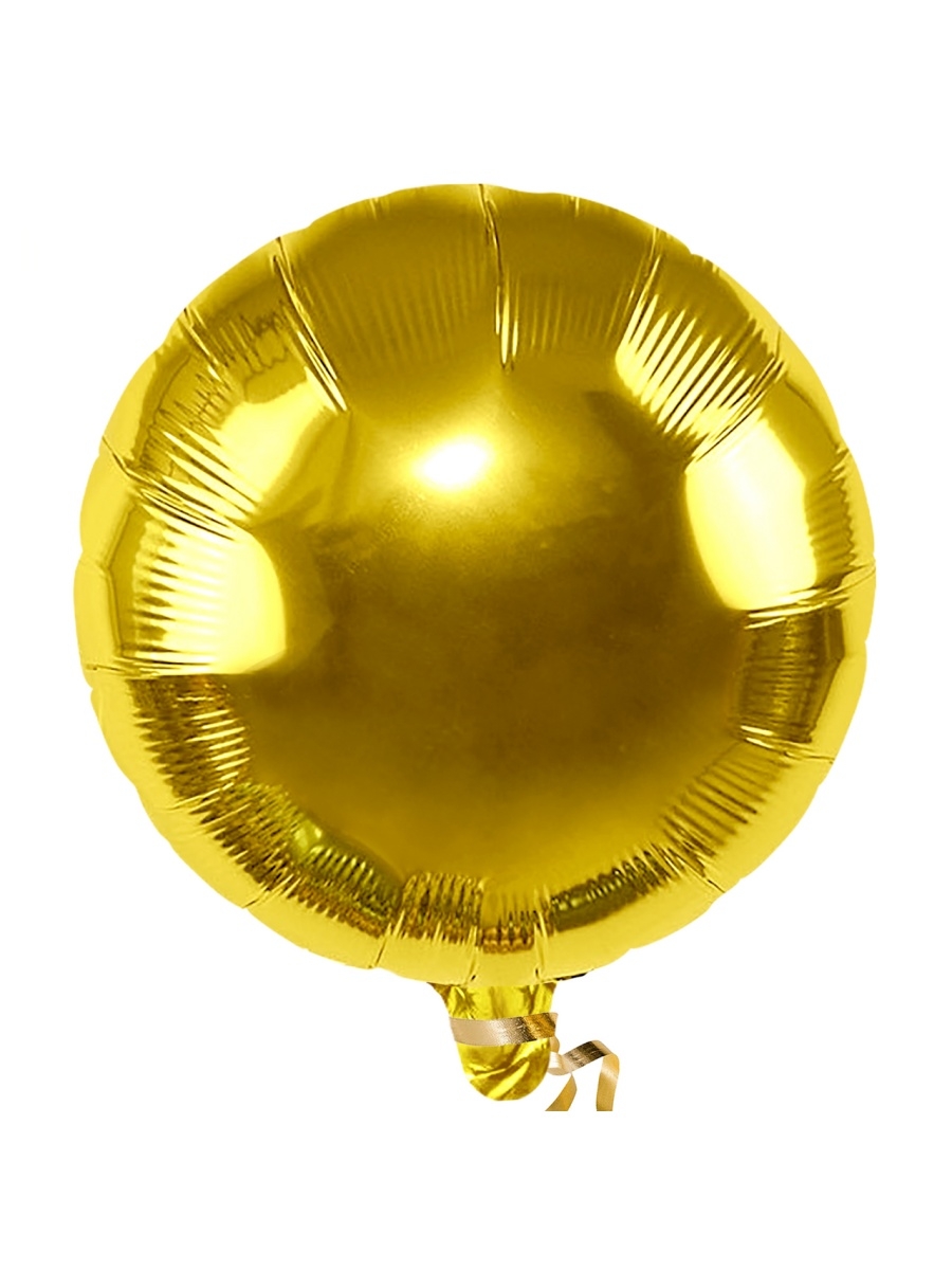 Воздушный шар Fiolento Веселая вечеринка фольга золотой