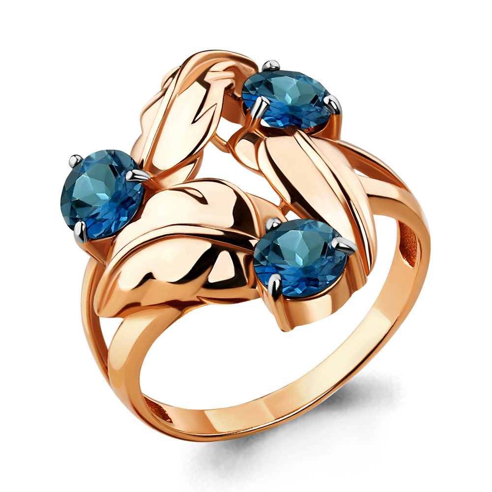 

Кольцо из серебра с топазом Aquamarine Aquamarine 6908308_925_з р, 6908308_925_з