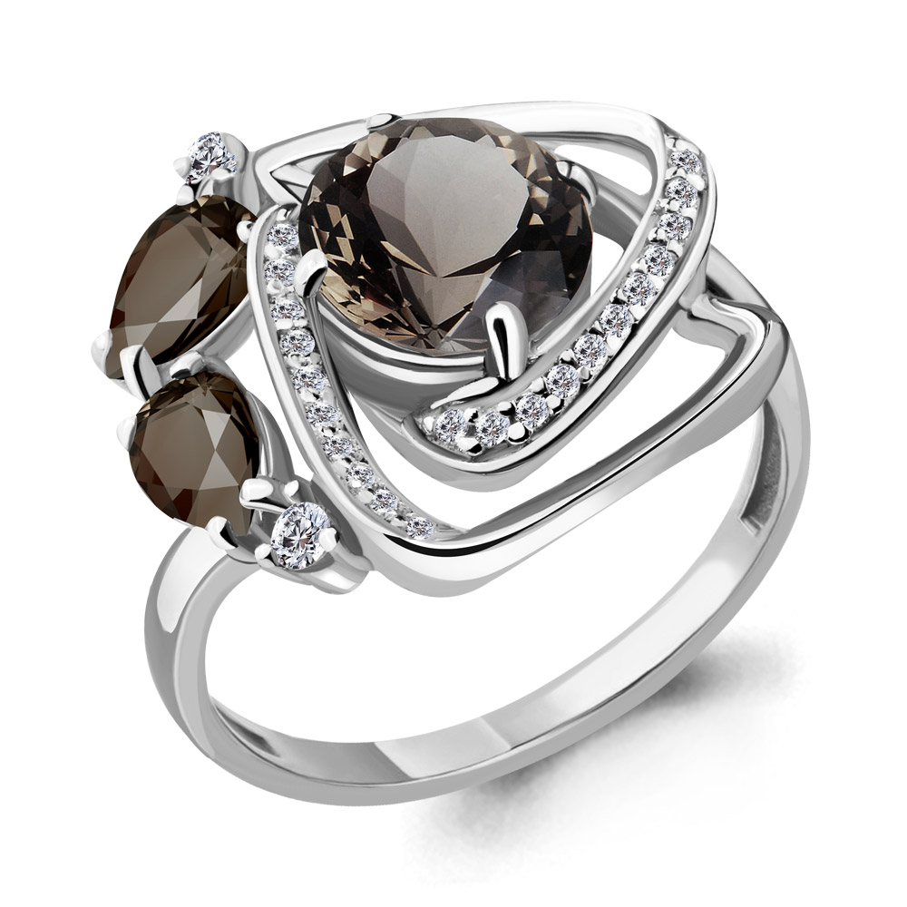 

Кольцо из серебра с кварцем Aquamarine Aquamarine 6907801А_925_р р, 6907801А_925_р