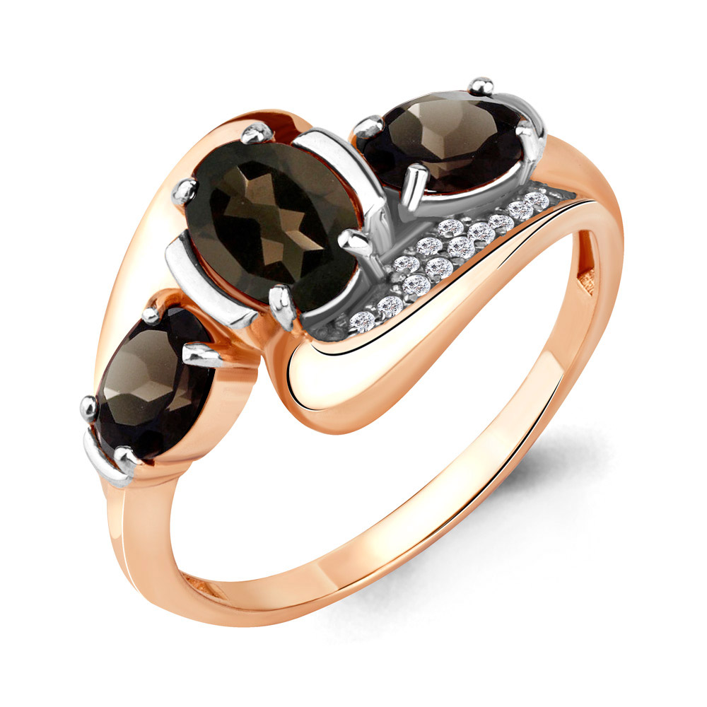 

Кольцо из серебра с кварцем Aquamarine Aquamarine 6907201А_925_з р, 6907201А_925_з