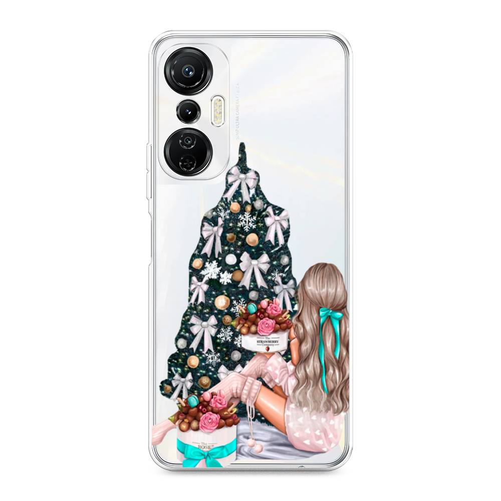 

Чехол на Infinix Hot 20S "New Year", Зеленый;бежевый;голубой, 3103650-5