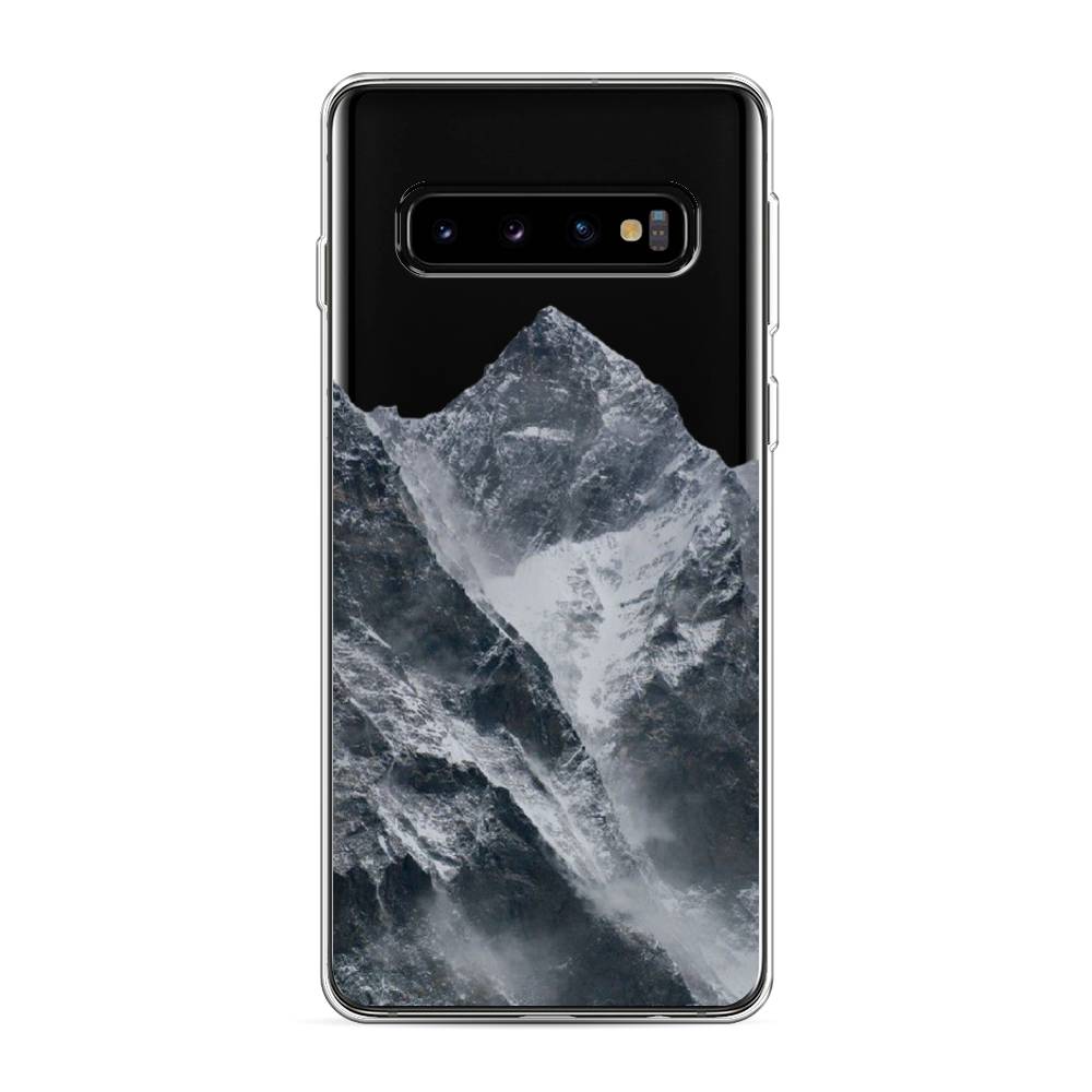 

Чехол на Samsung Galaxy S10 "Горы арт 4", Серый;бежевый, 27050-2