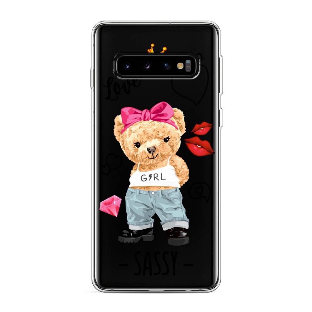 

Чехол на Samsung Galaxy S10 "Sugar Mommy", Голубой;белый;розовый, 27050-6