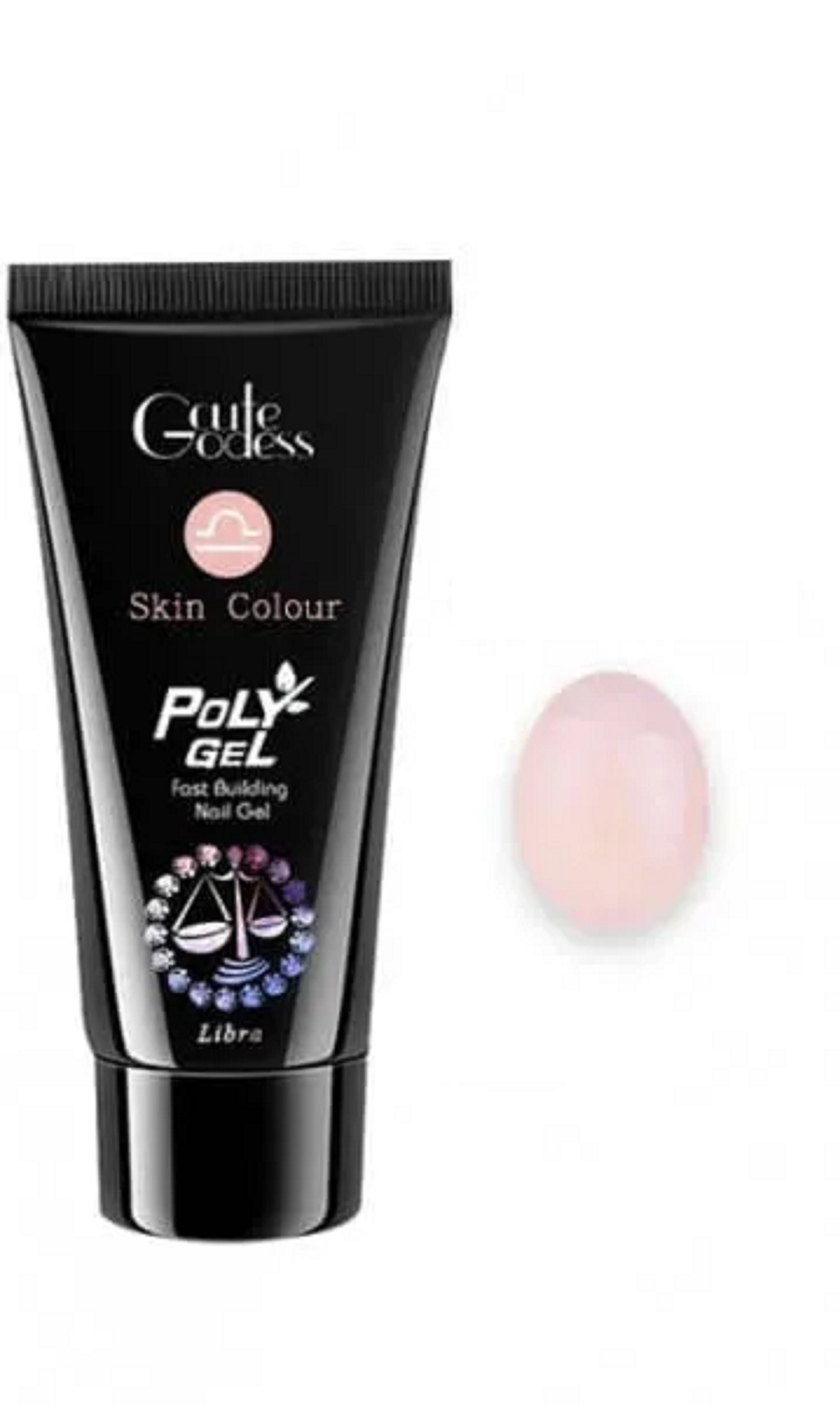 

Акригель полигель Gcute Godess Skin Colour моделирования ногтей №11 30 мл, Skin Colour