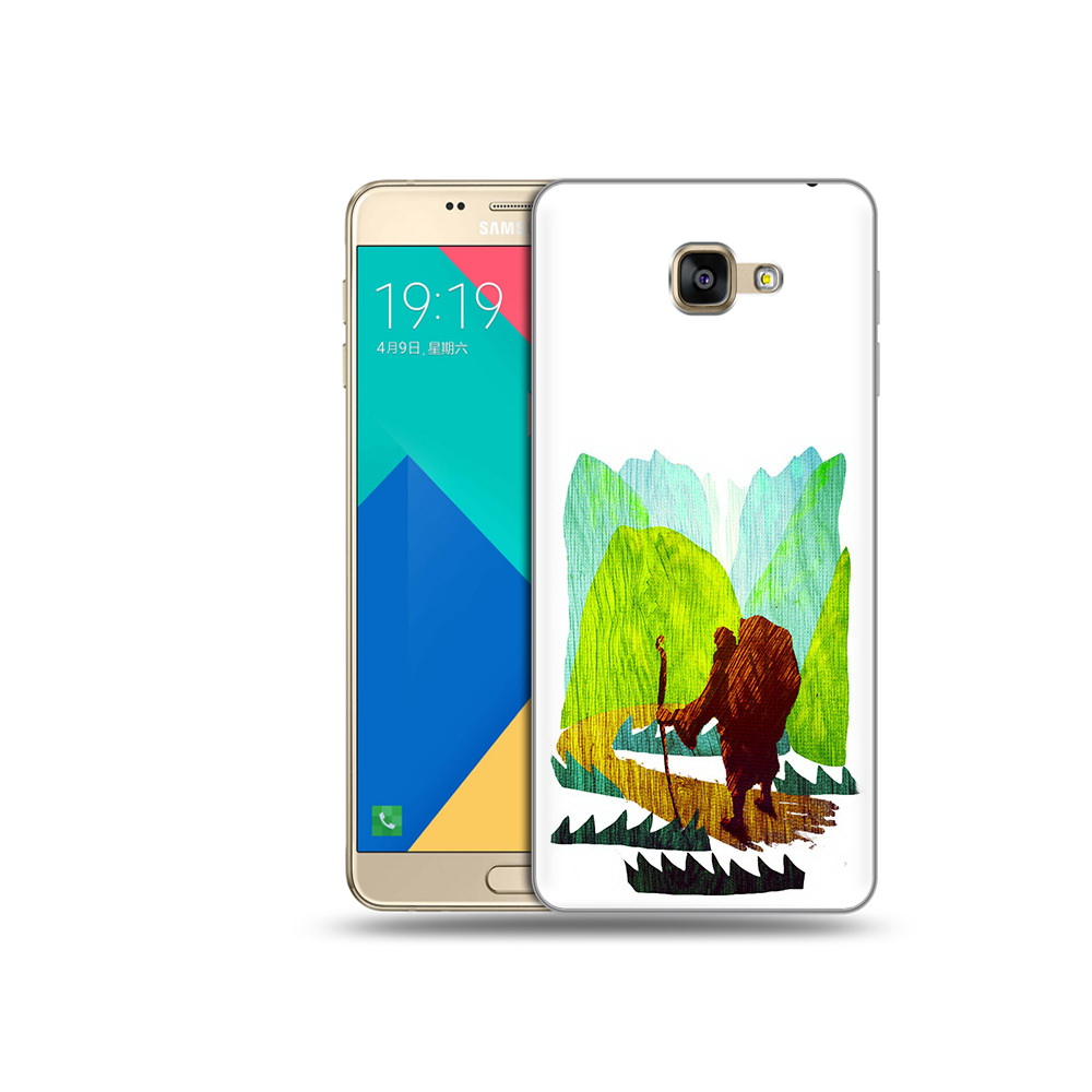 

Чехол MyPads Tocco для Samsung Galaxy A9 Лесная тропа (PT25200.562.106), Прозрачный, Tocco