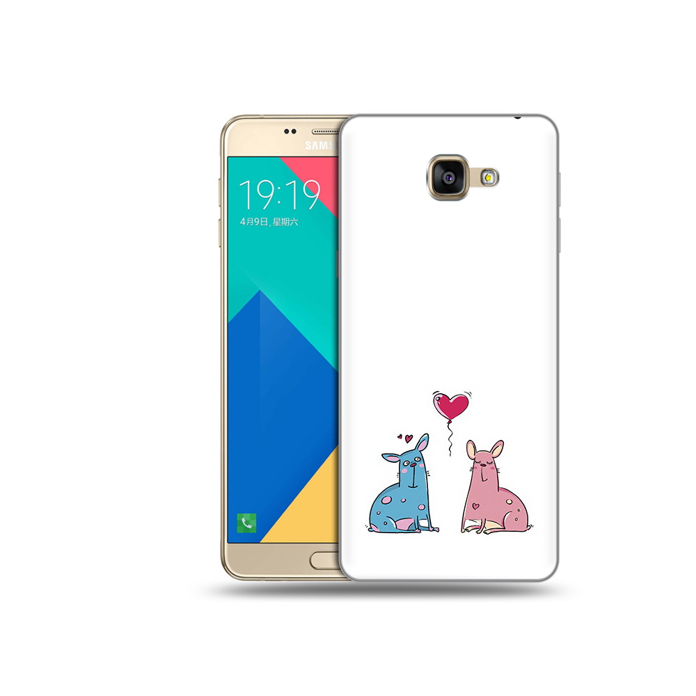 

Чехол MyPads Tocco для Samsung Galaxy A9 Лама любовь (PT25200.562.102), Прозрачный, Tocco