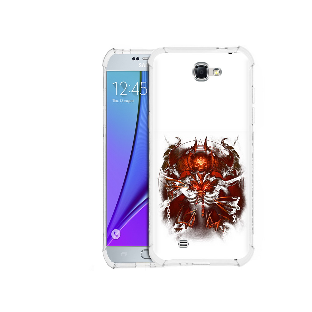 

Чехол MyPads Tocco для Samsung Galaxy Note 2 яркий демон (PT29983.561.708), Прозрачный, Tocco