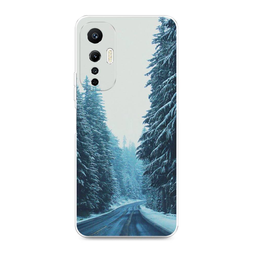 

Чехол на Infinix Hot 20S "Зима 9", Бежевый;голубой;черный, 3103650-2