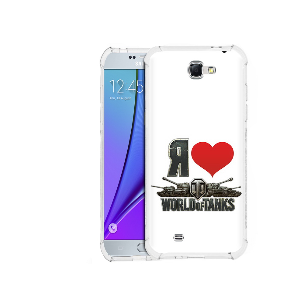 

Чехол MyPads Tocco для Samsung Galaxy Note 2 я люблю ворлд оф танк (PT29983.561.702), Прозрачный, Tocco
