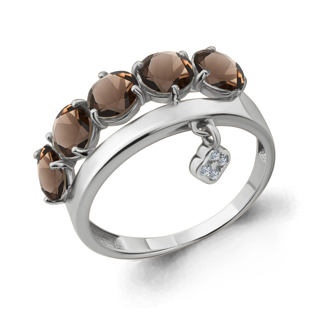 

Кольцо из серебра с кварцем Aquamarine Aquamarine 6904701А_925_р р. 18,5, 6904701А_925_р