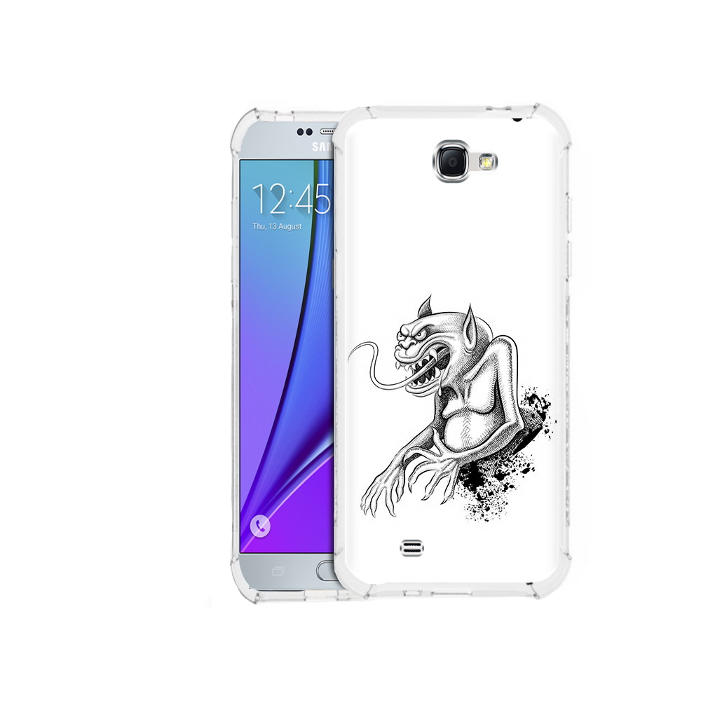 

Чехол MyPads Tocco для Samsung Galaxy Note 2 чорт (PT29983.561.692), Прозрачный, Tocco