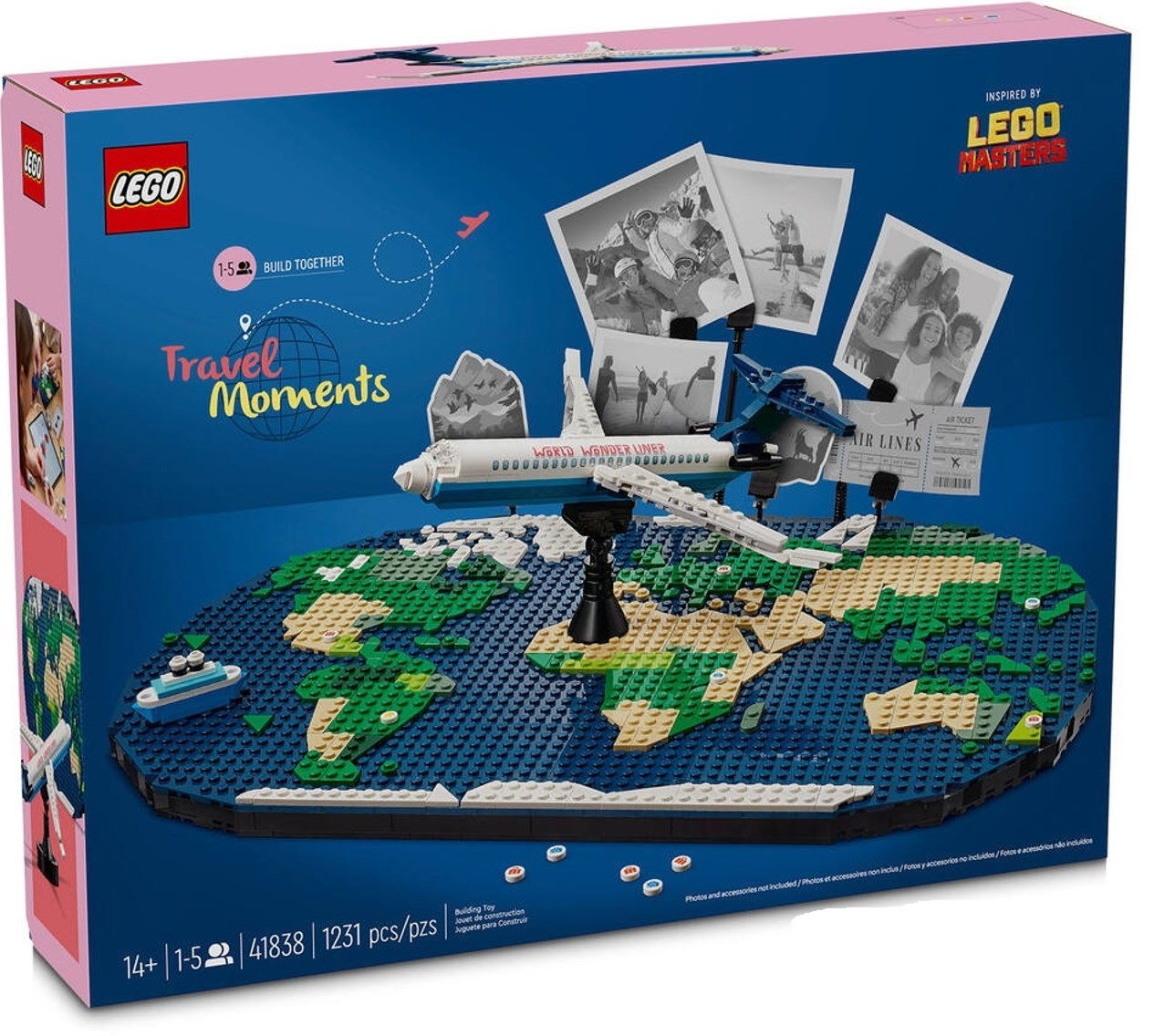 

Конструктор Lego 41838 Miscellaneous Моменты путешествия, 1231 деталь, Моменты путешествия