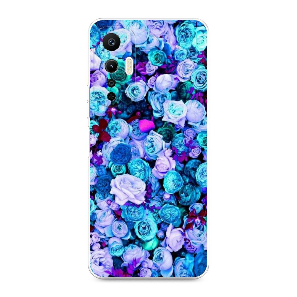 

Чехол на Infinix Hot 20S "Цветочный ковер", Фиолетовый, 3103650-2