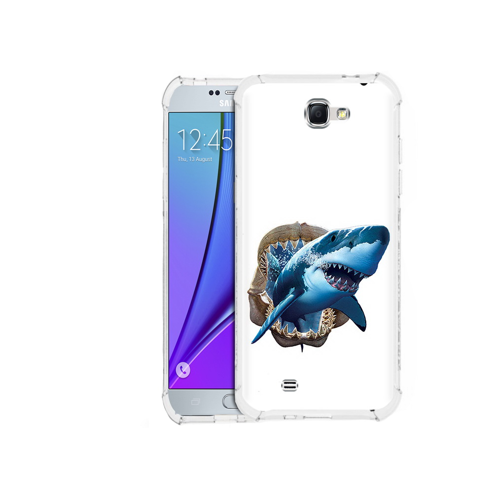 

Чехол MyPads Tocco для Samsung Galaxy Note 2 челюсти (PT29983.561.675), Прозрачный, Tocco