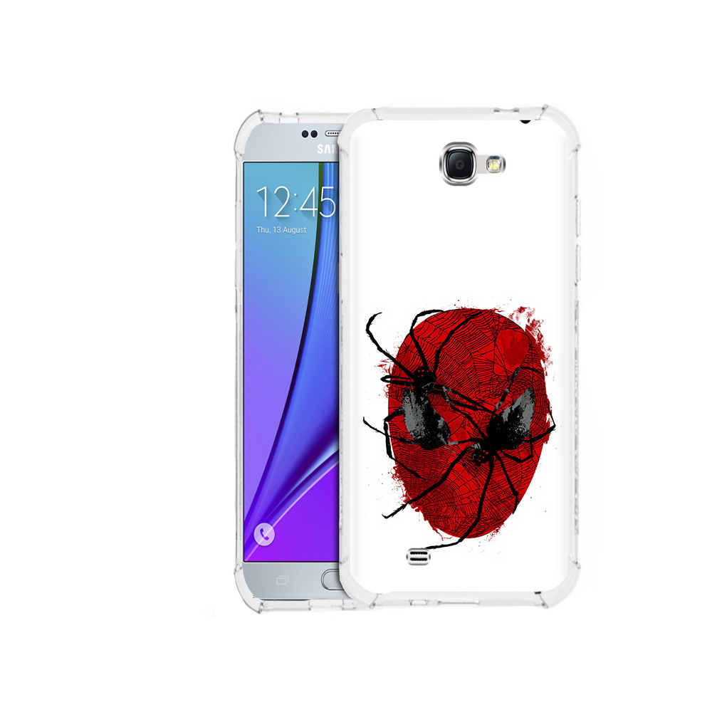 

Чехол MyPads Tocco для Samsung Galaxy Note 2 человек паук (PT29983.561.673), Прозрачный, Tocco