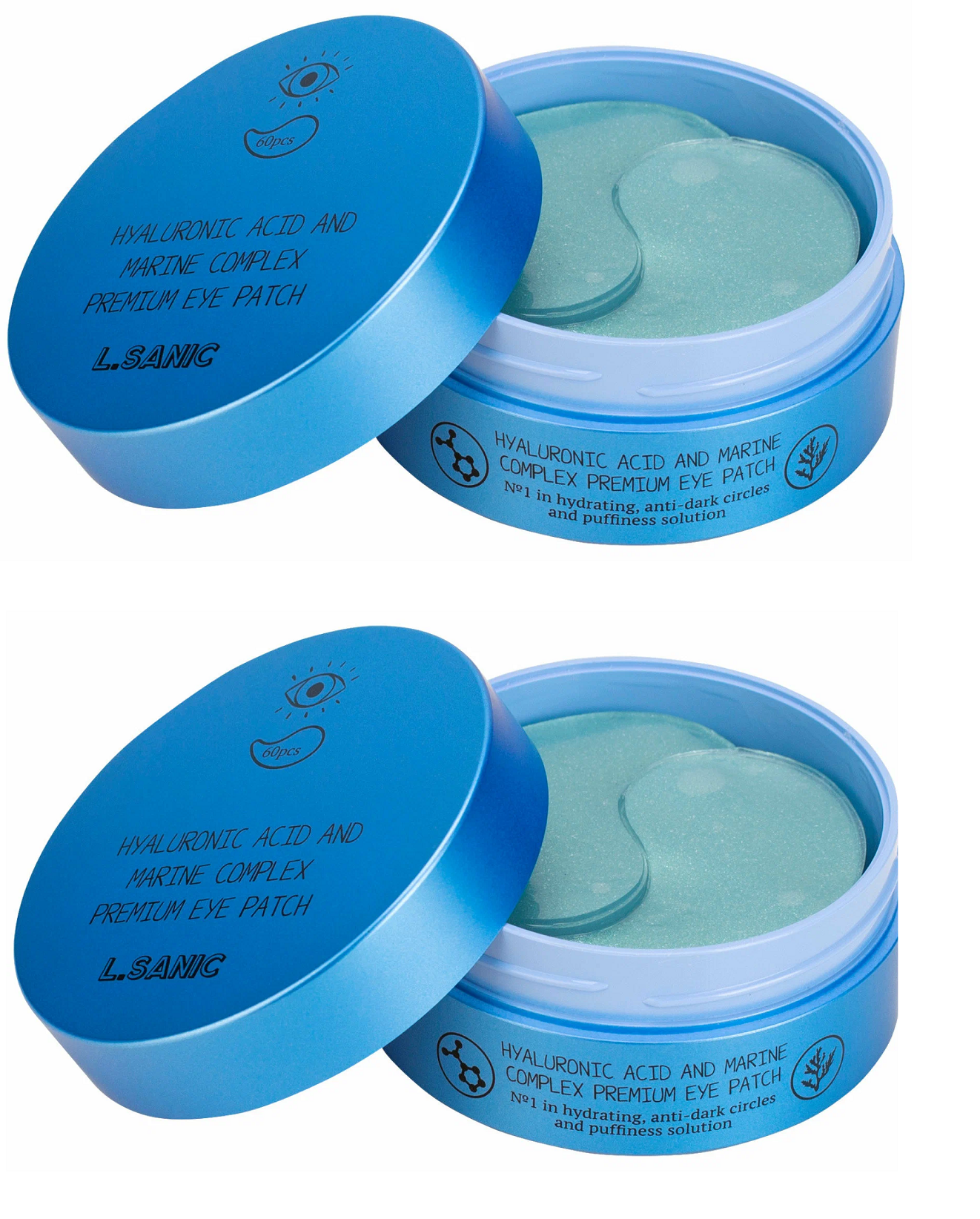 Патчи для глаз L.Sanic Hyaluronic Acid And Marine Complex Premium Eye 120 шт