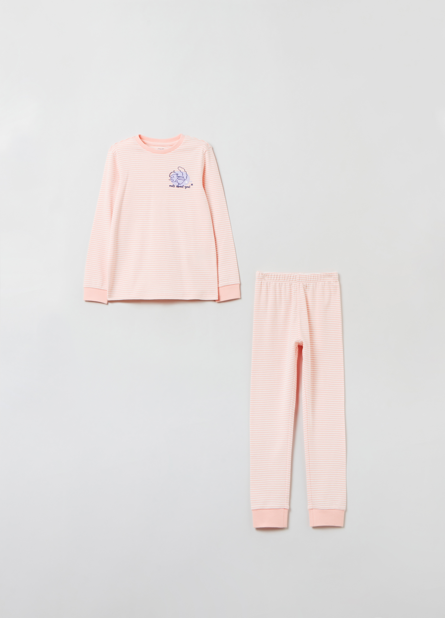 Пижама OVS для девочек, розовая, 7-8 лет, 1843802